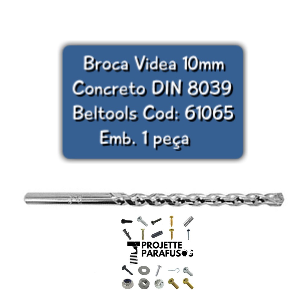 Broca de Widea 10mm Beltools - Imagem 2