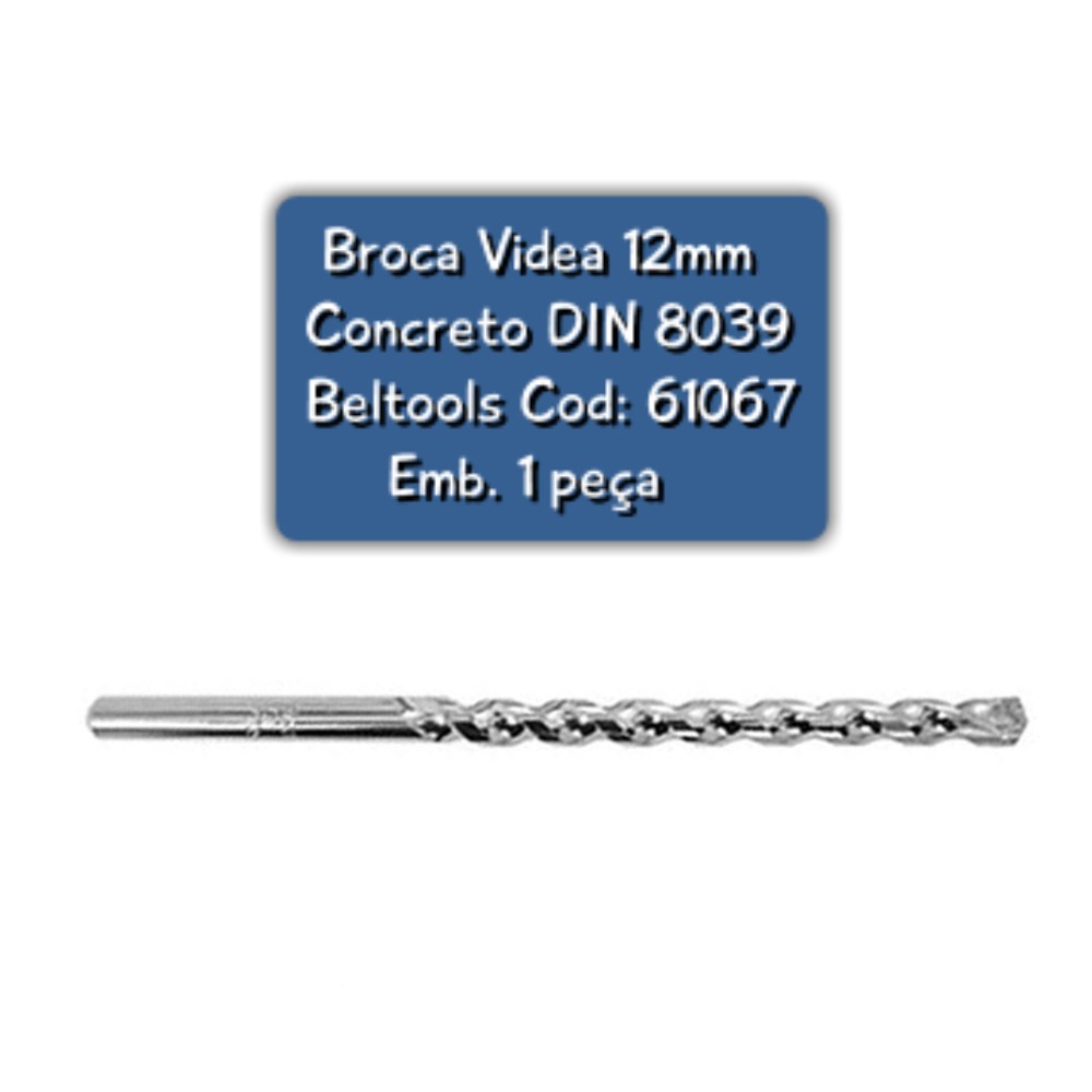 Broca de Widea 12mm Beltools - Imagem 2