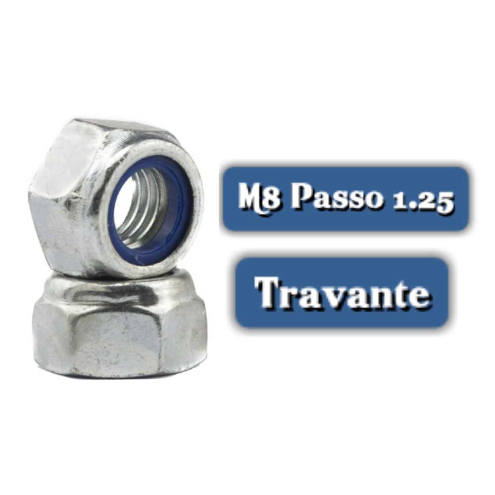 Porca Auto Travante M8 - Imagem 3