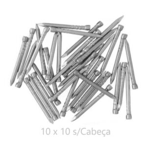 Prego Aço Sem Cabeça 10x10 (Cento) Fikiss