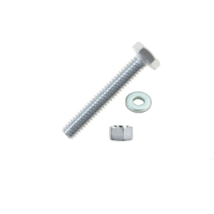 Parafuso Sextavado M8 x 100 mm com Porca e Arruela 10 peças