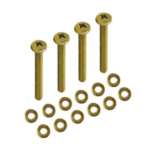 4 Parafusos M4 X 30 Com Arruela - Para Suporte De Tv 32