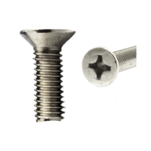 Parafuso Cabeça Chata Phillips M4 x 16 Inox A2