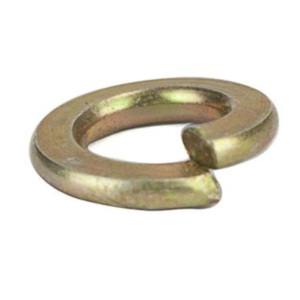 Arruela Pressão Média M4 Aço Alto Carbono Bicromatizado Din 127 B